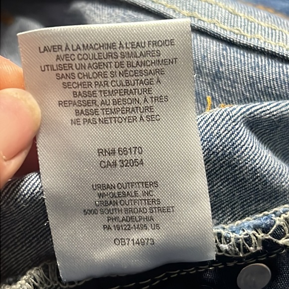 Free People Denim Jeans Women’s Size 28 Bootcut Blue Jeans with Frayed Hems - Picture 11 of 12